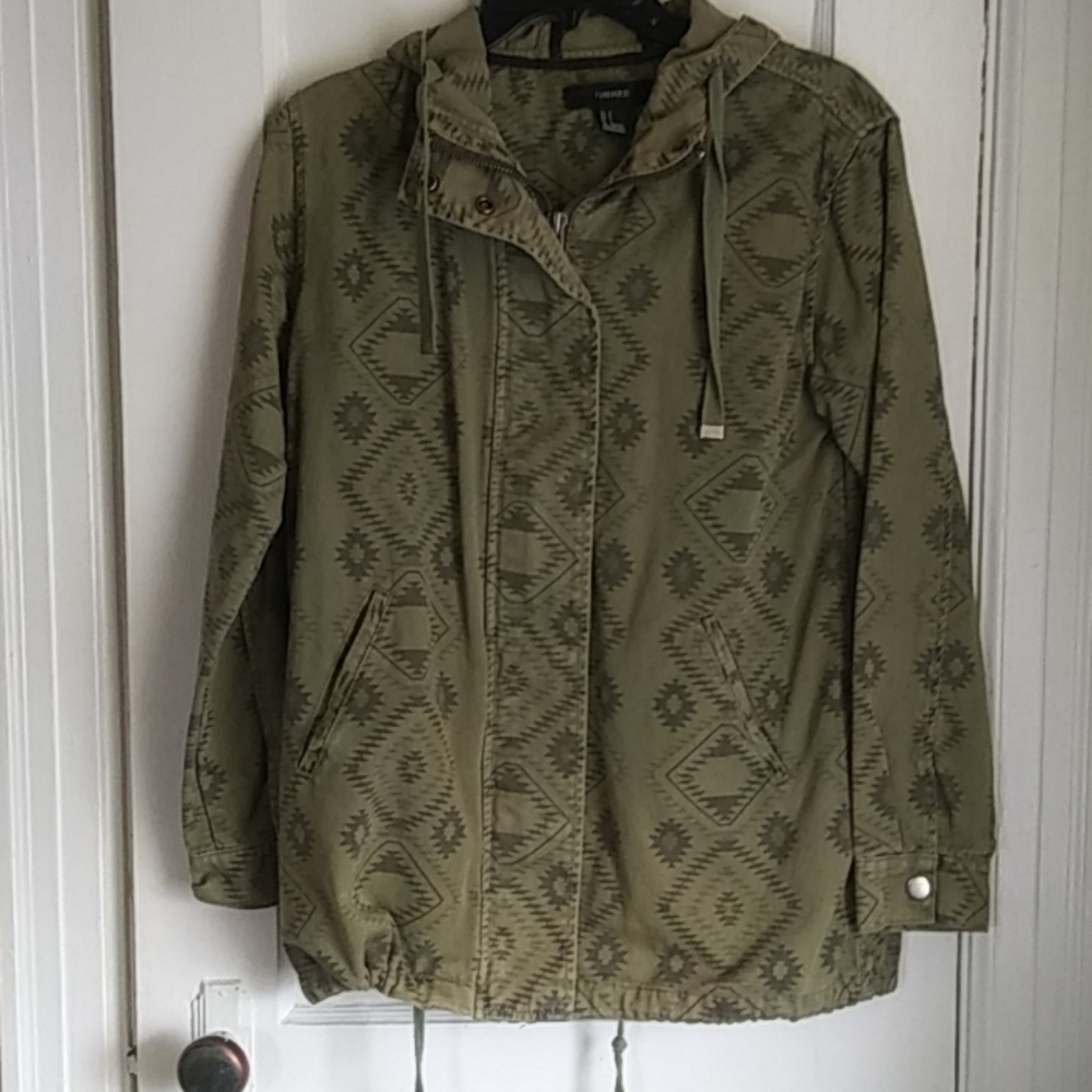 Forever 21 Boho Print Jacket - Picture 5 of 5
